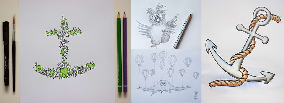Gezeichnete Bilder